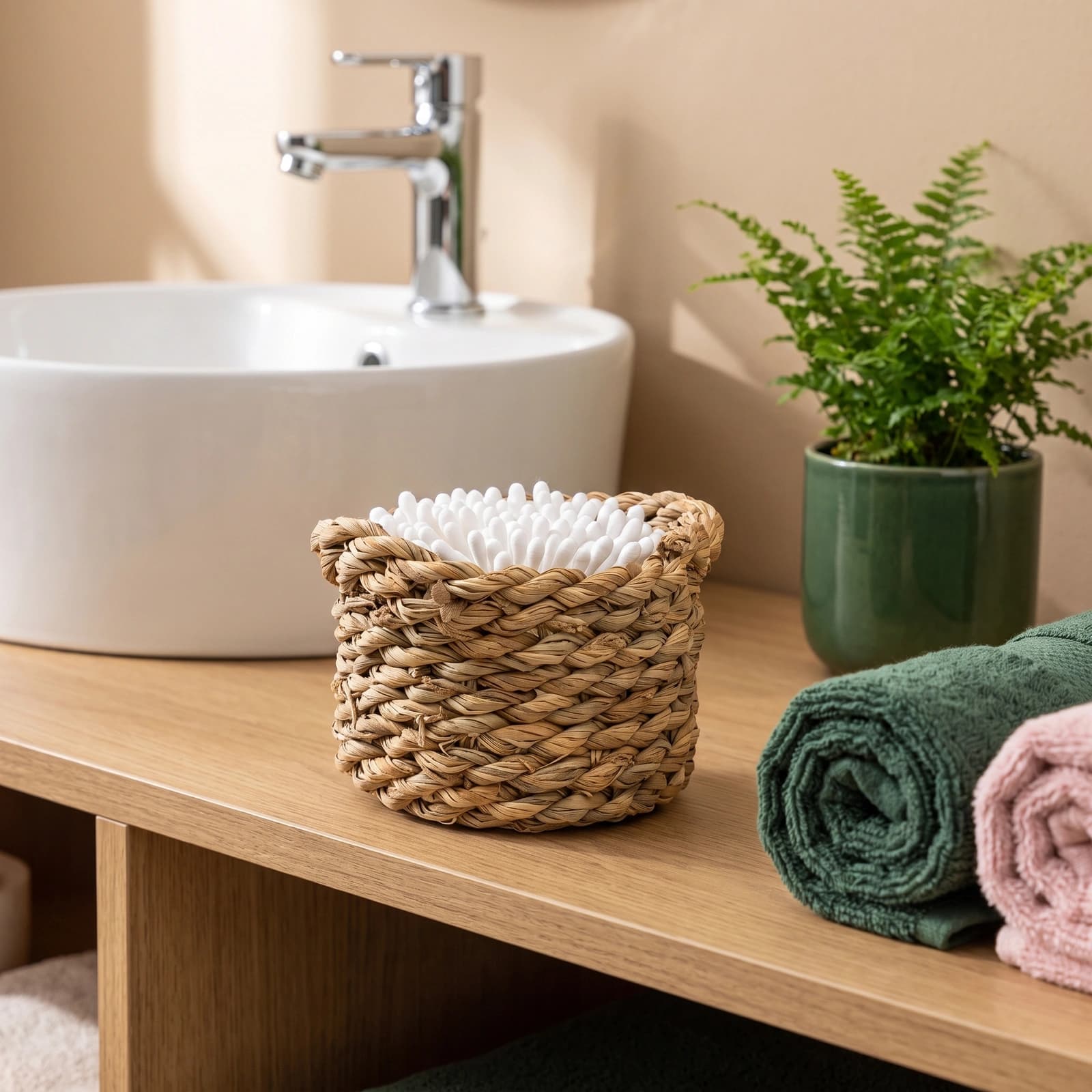 Small Khous Storage Basket - Natural - Home Organizers